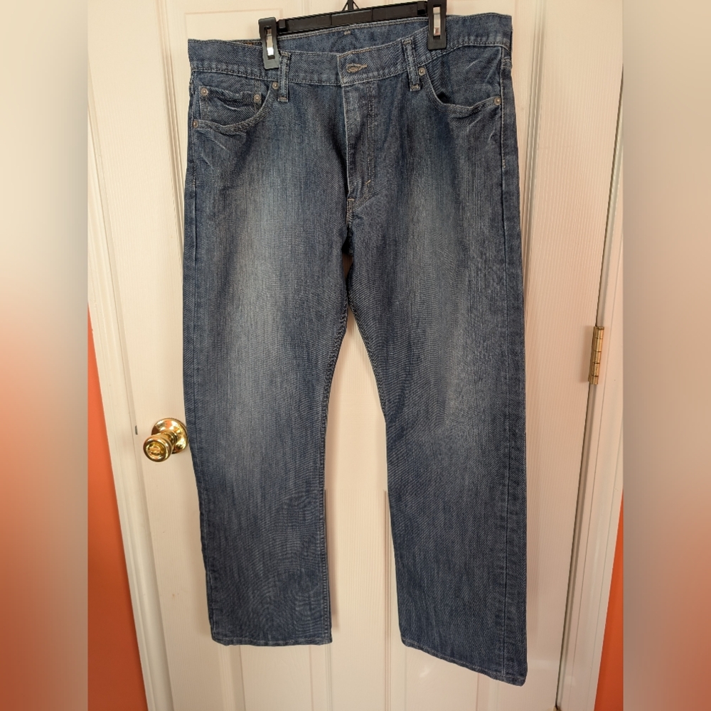 Men's Levi 514 Blue Jeans, 36x30, EUC